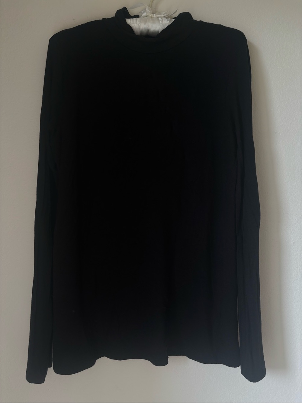 Tahari Black Long Sleeve Turtle Neck Top